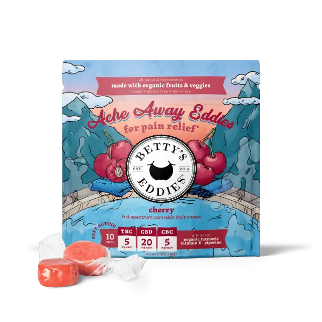 Betty's Eddies | Cherry | Ache Away Eddies | 1:4:1