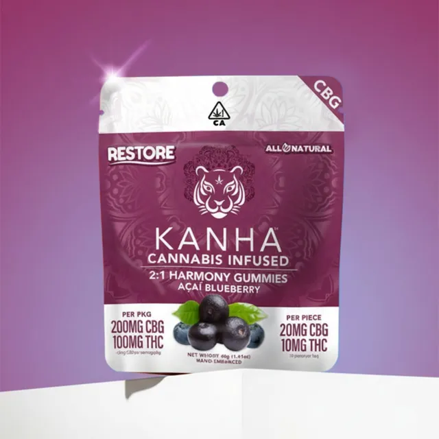Kanha Belts - Acai Blueberry - Harmony Gummy