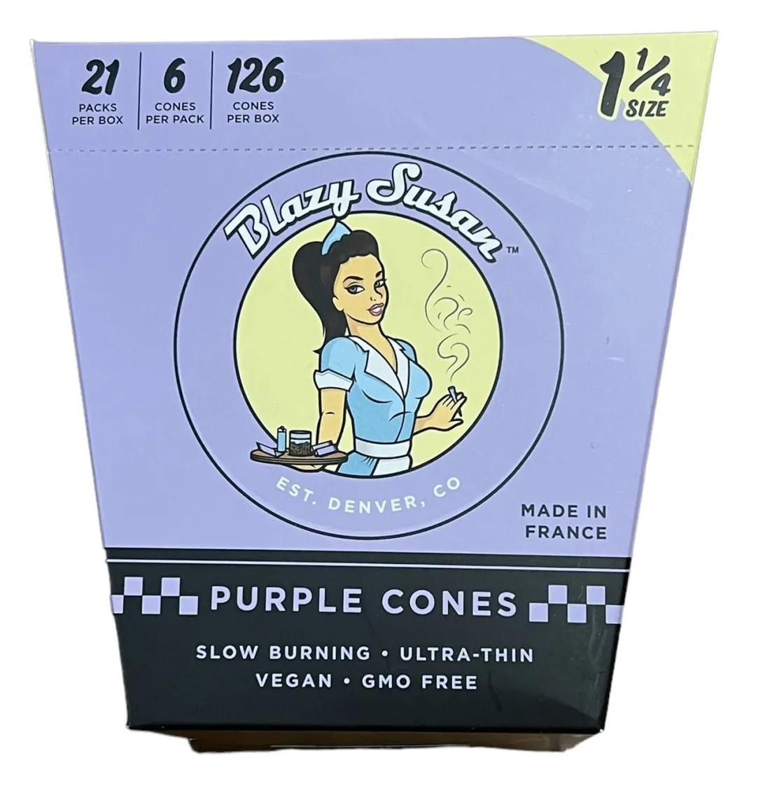 Blazy Susan - Purple - Cones - 1 1/4