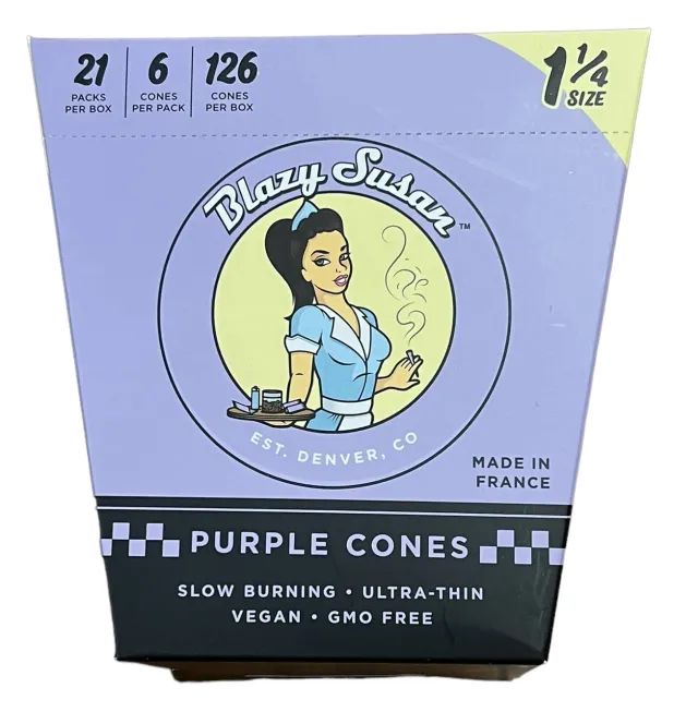 Blazy Susan - Purple - Cones - 1 1/4