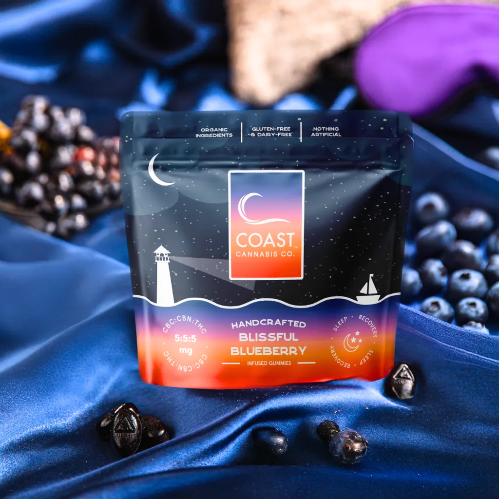 Coast - Blissful Blueberry - Gummy - 5:5:5