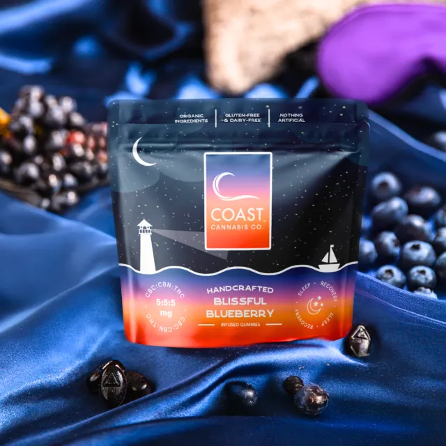 Coast - Blissful Blueberry - Gummy - 5:5:5