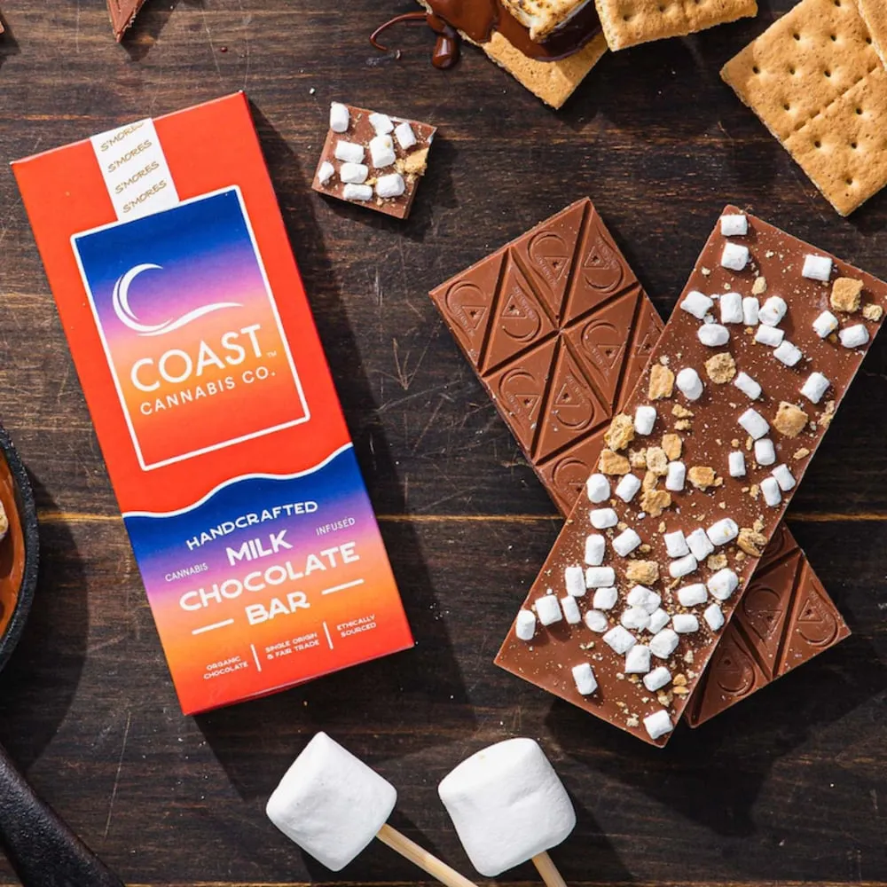 Coast - S'mores Chocolate Bar - 100mg