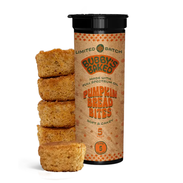  Bubby's - Pumpkin Bites Baked Goods - 5mg