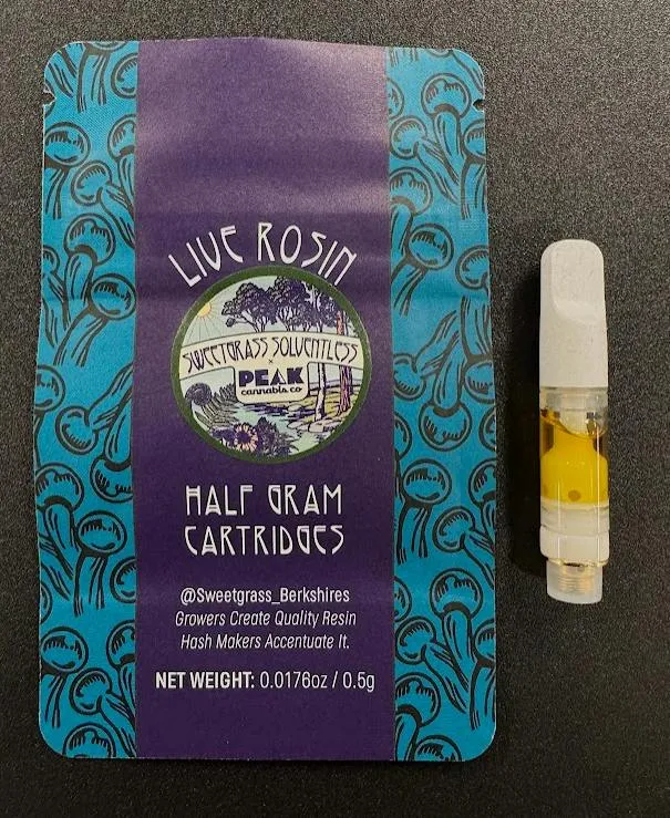 Sweetgrass Botanicals - Sour Gary - .5G Live Rosin Cart