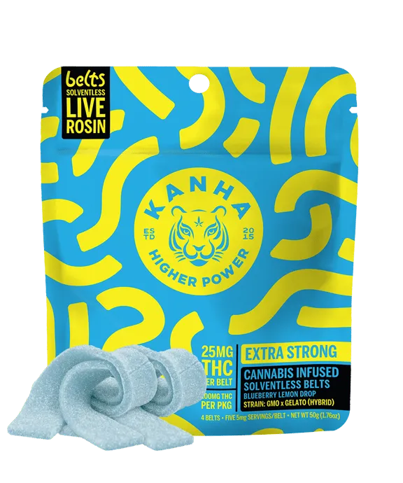 Kanha Belts - Blueberry Lemon Drop - Live Rosin