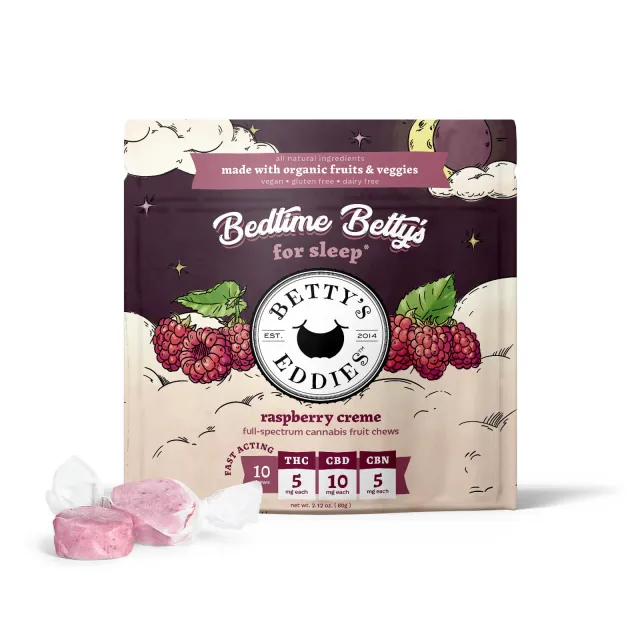 Betty's Eddies | Raspberry Creme | Bedtime Betty's | 1:2:1
