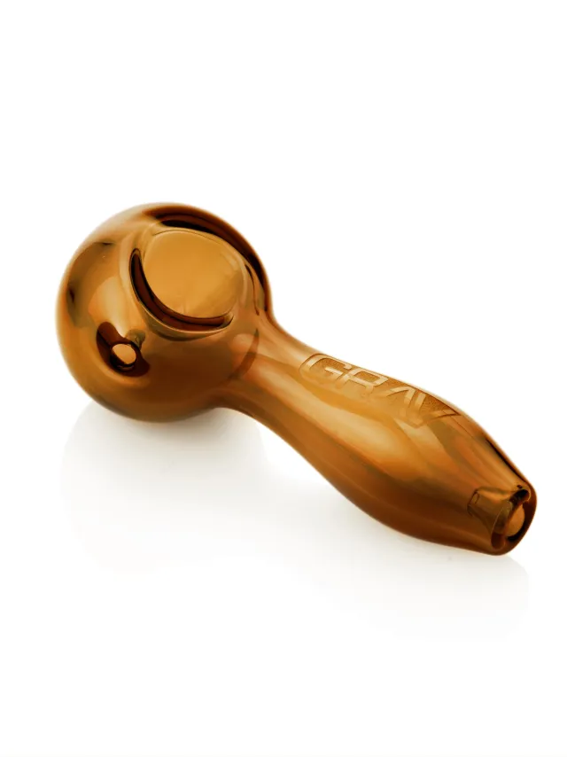 Classic Spoon - Amber - Hand Pipe