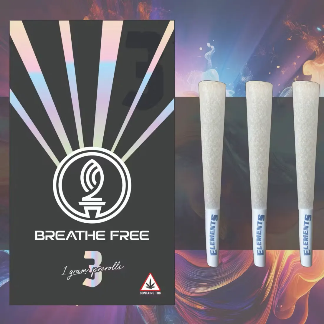 Breath Free - Mango Smoothie - 3pk 1G Pre-rolls
