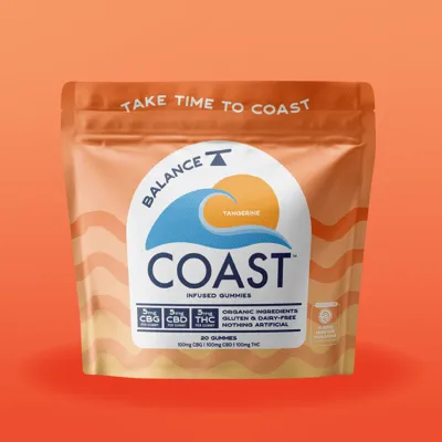 Coast - Tangerine - Gummy - 5:5:5