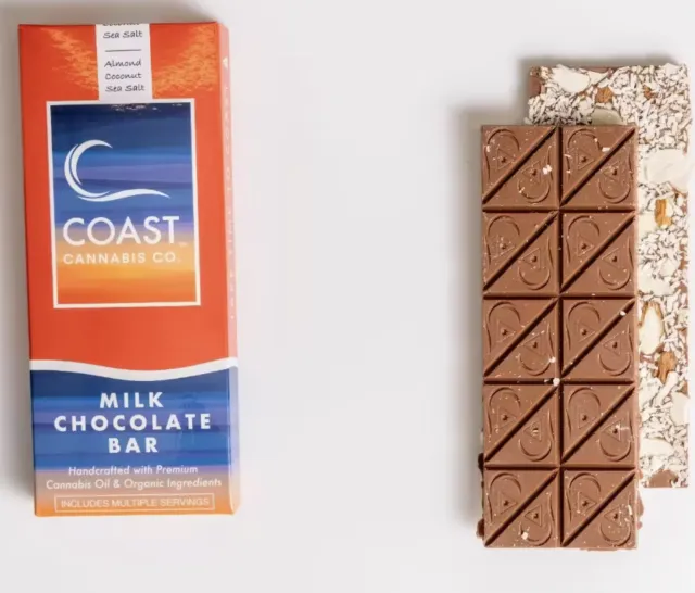 Coast - Milk Chocolate Bar - 100mg