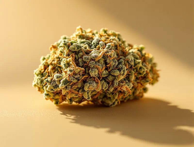 Illustrative photo: a cannabis flower bud