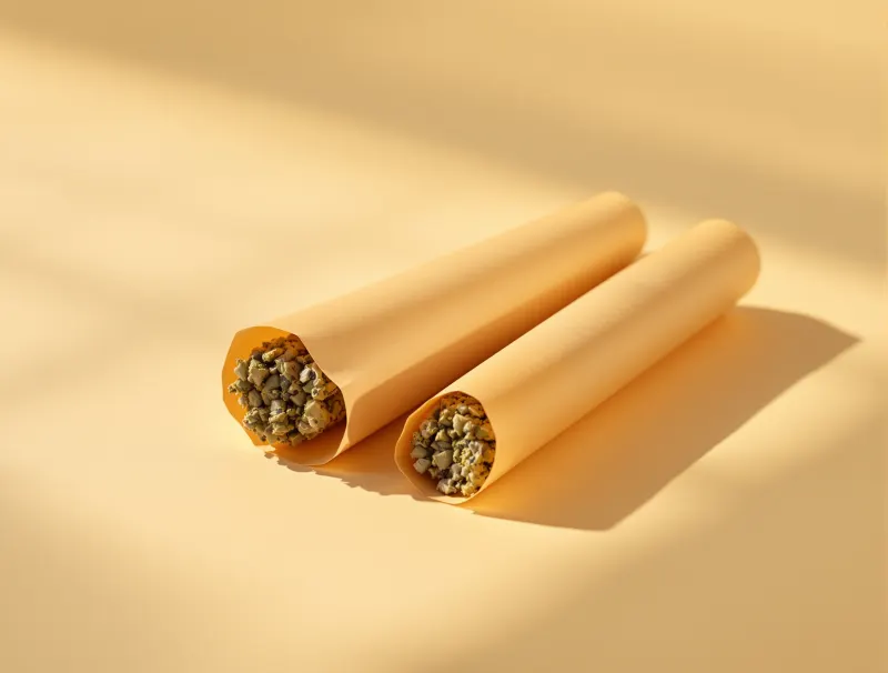 Illustrative photo: pre-rolled joints