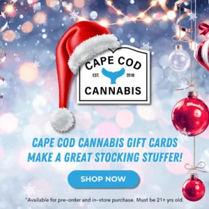 Cape Cod Cannabis Gift Cards make a great stocking stuffer!!