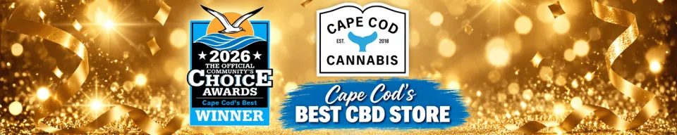 Cape Cod Cannabis Recreational Dispensary in Wellfleet, MA Cape Cod Cannabis was voted Best CBD Store on Cape Cod and voted top 3 for Best Dispensary on Cape Cod in the Community Choice Awards 2026!
