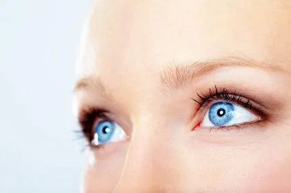 eyes female blue