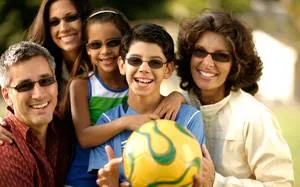 Group of people in sunglasses