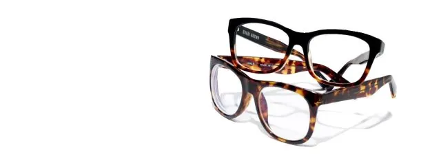 glasses tortishell slide