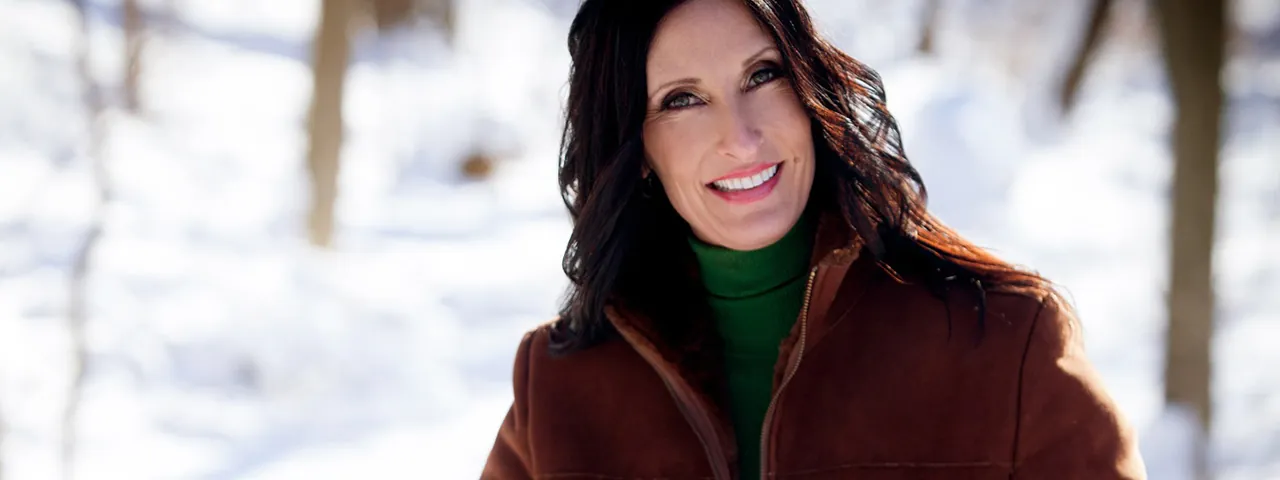 Woman with Diabetes, Happy with her eye care