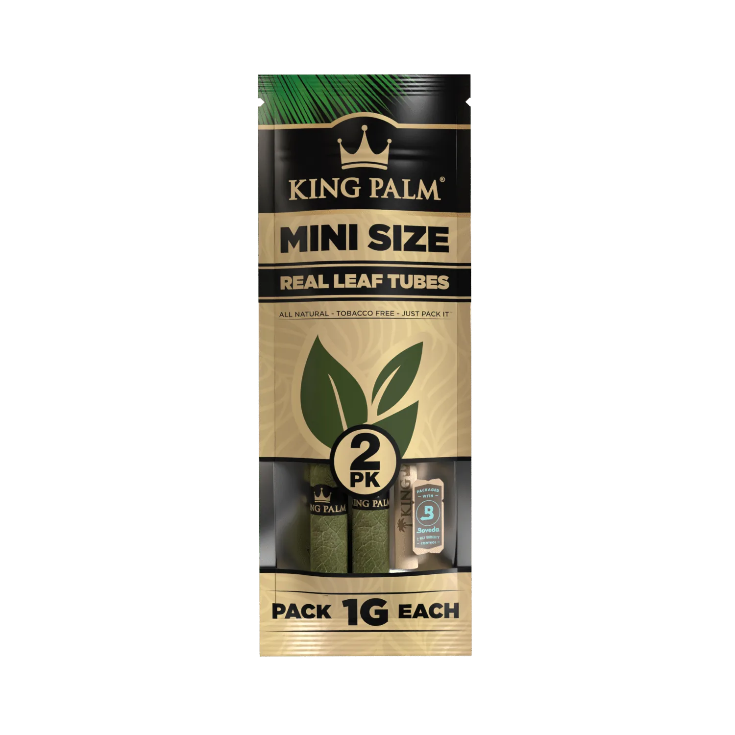 King Palm (1g Natural Mini 2pk 20ct Box)