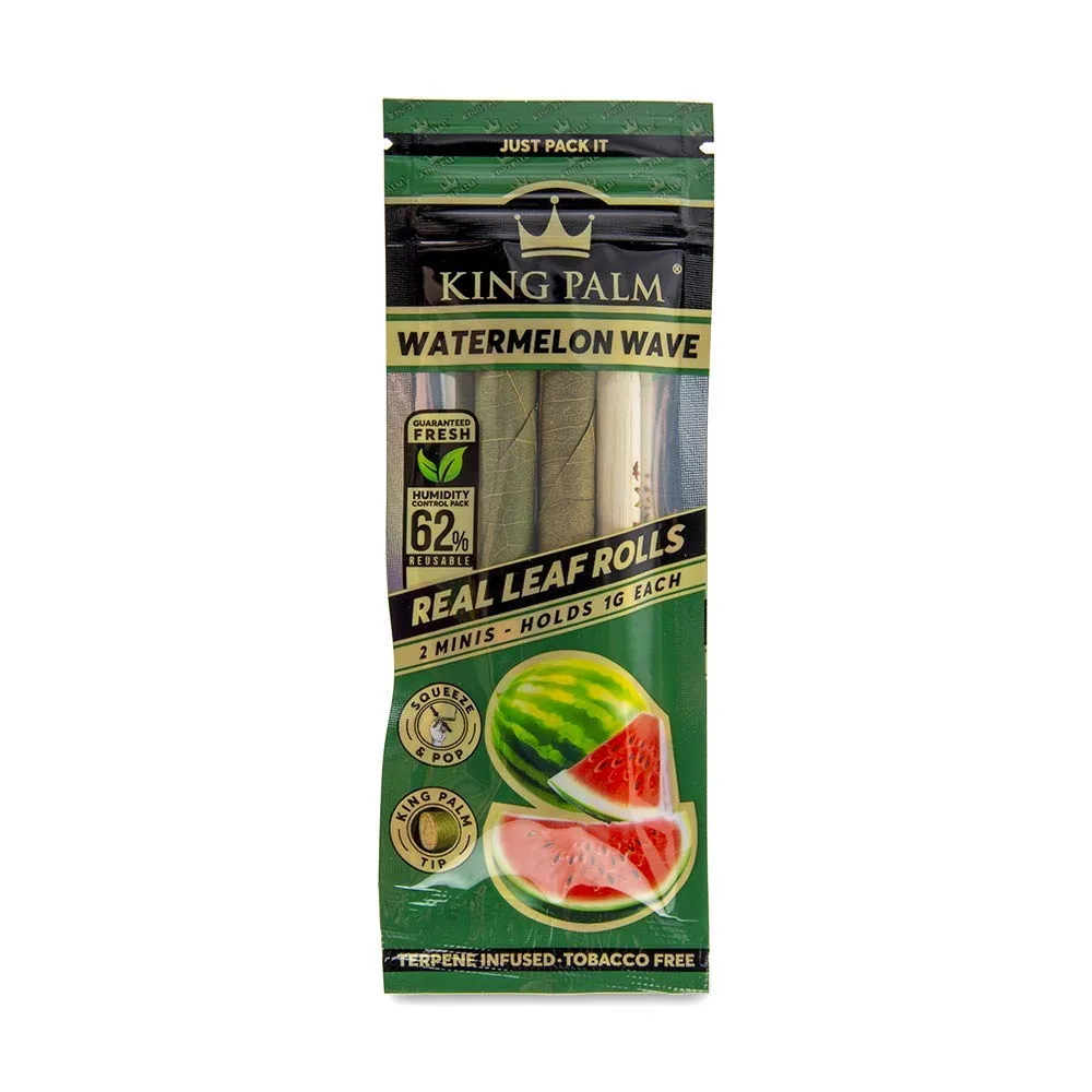 King Palm (1g Mini 2pk 20ct Box Watermelon Wave)