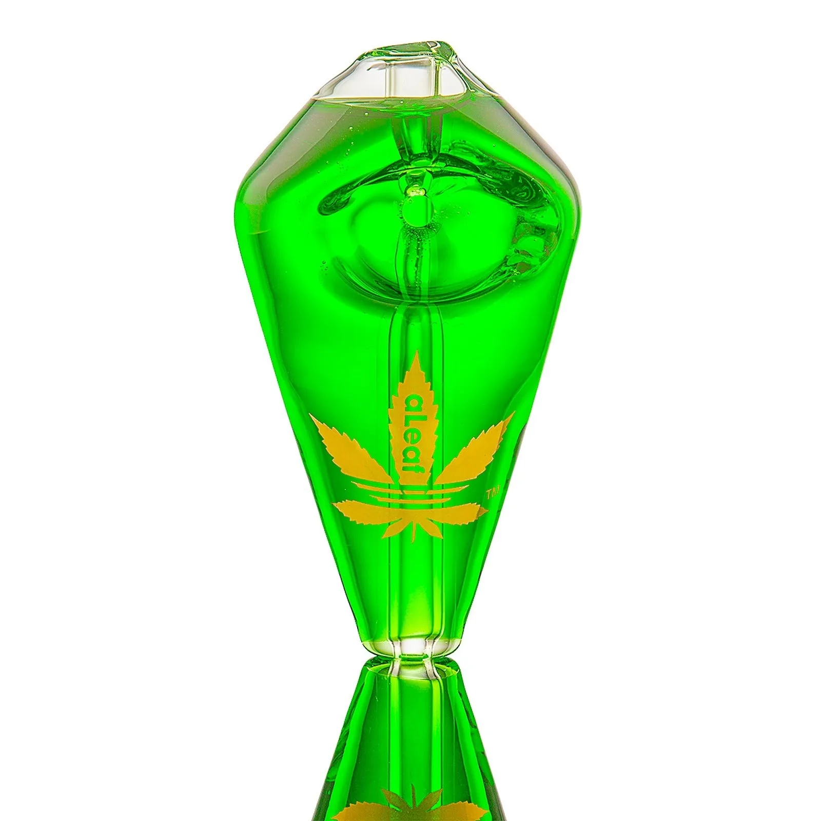 aLeaf (Glitter Glycerin Triangle Pipe) — view 3