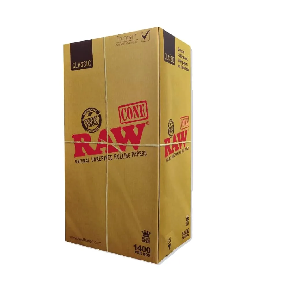 Raw (King Size Classic Bulk Cones 1400ct)