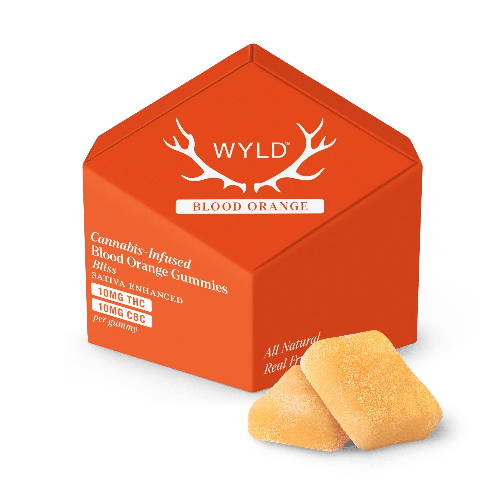 Blood Orange 1:1 CBC Sativa Enhanced Gummies