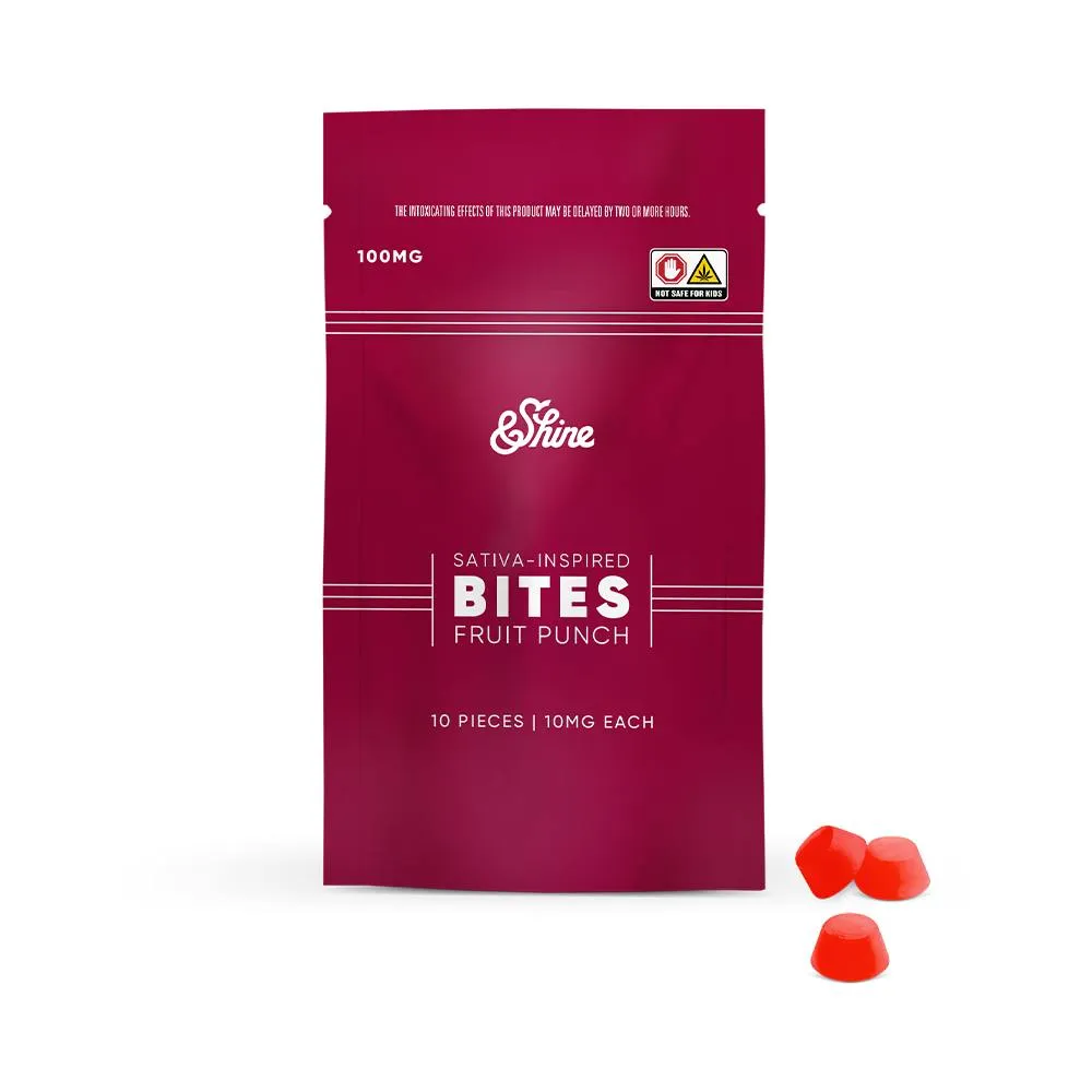 &Shine Fruit Punch Gummy | 100mg