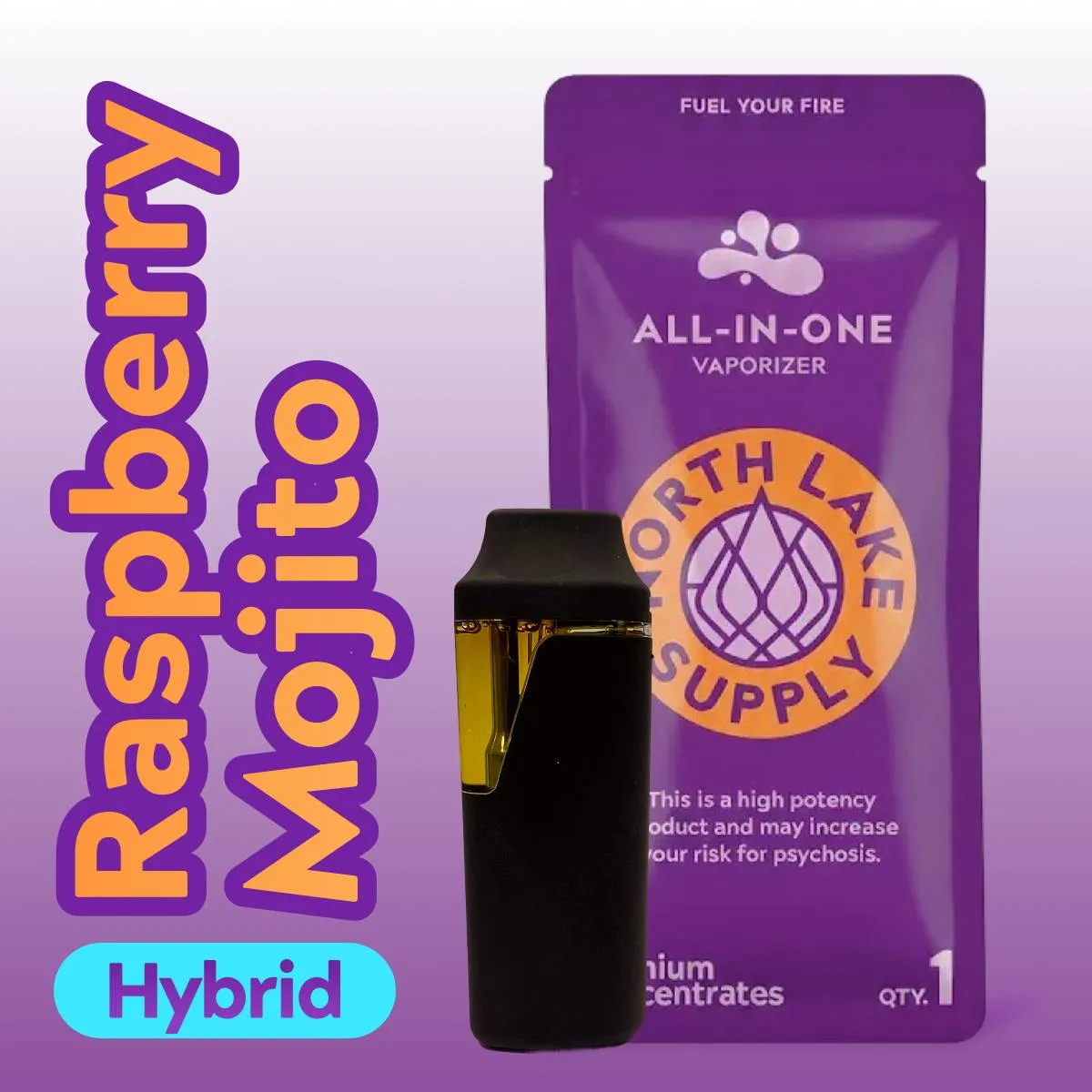 North Lake Supply Raspberry Mojito Disposable