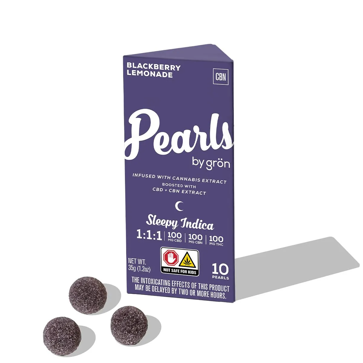 1:1:1 Blackberry Lemonade Pearls - CBN/CBD/THC - Sleepy Indica