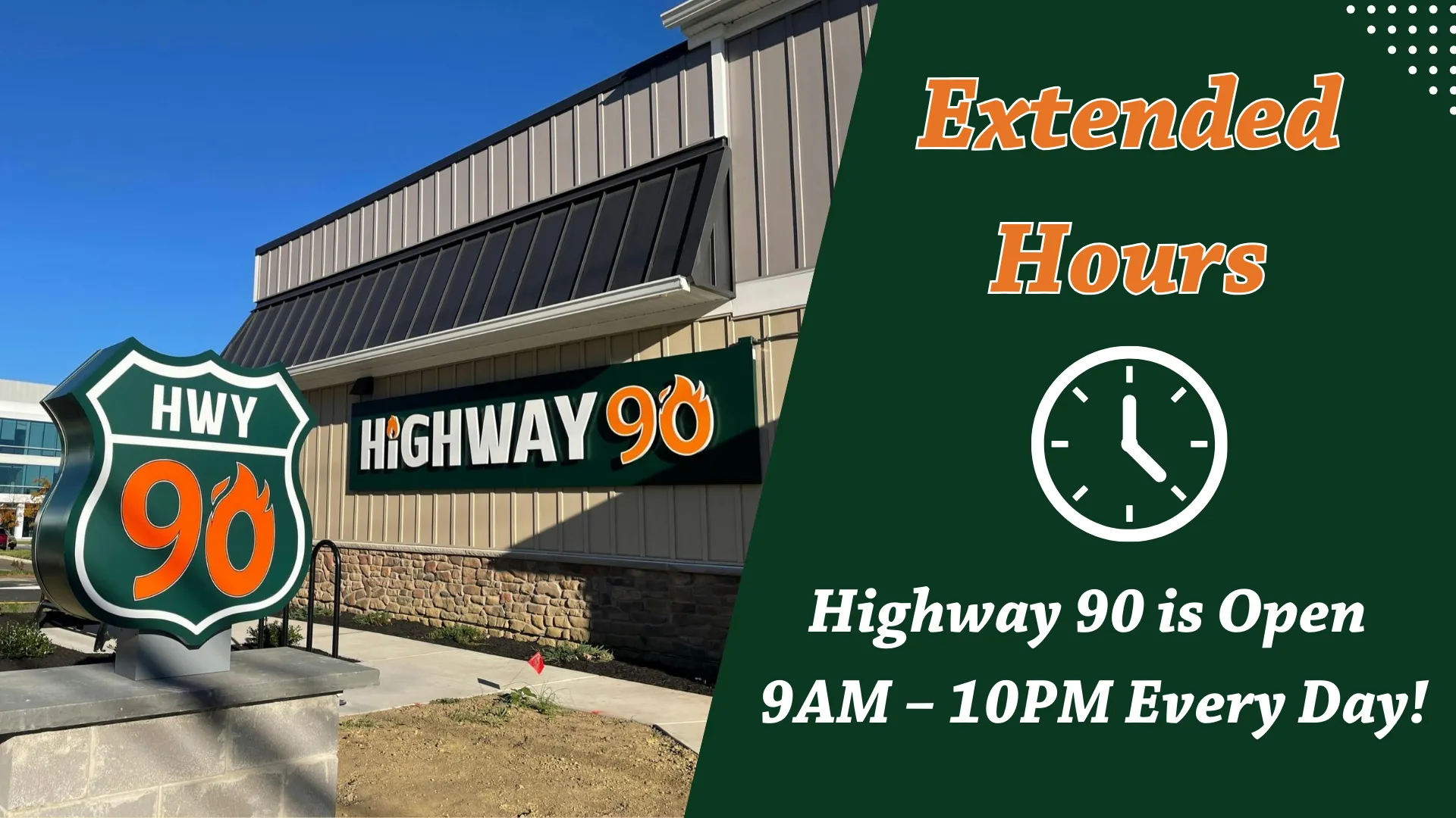 Highway 90 dispensary- open late everyday
